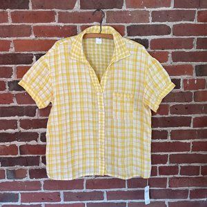 intimissimi Short Sleeve Top in Yellow Submarine, NWT, size Large